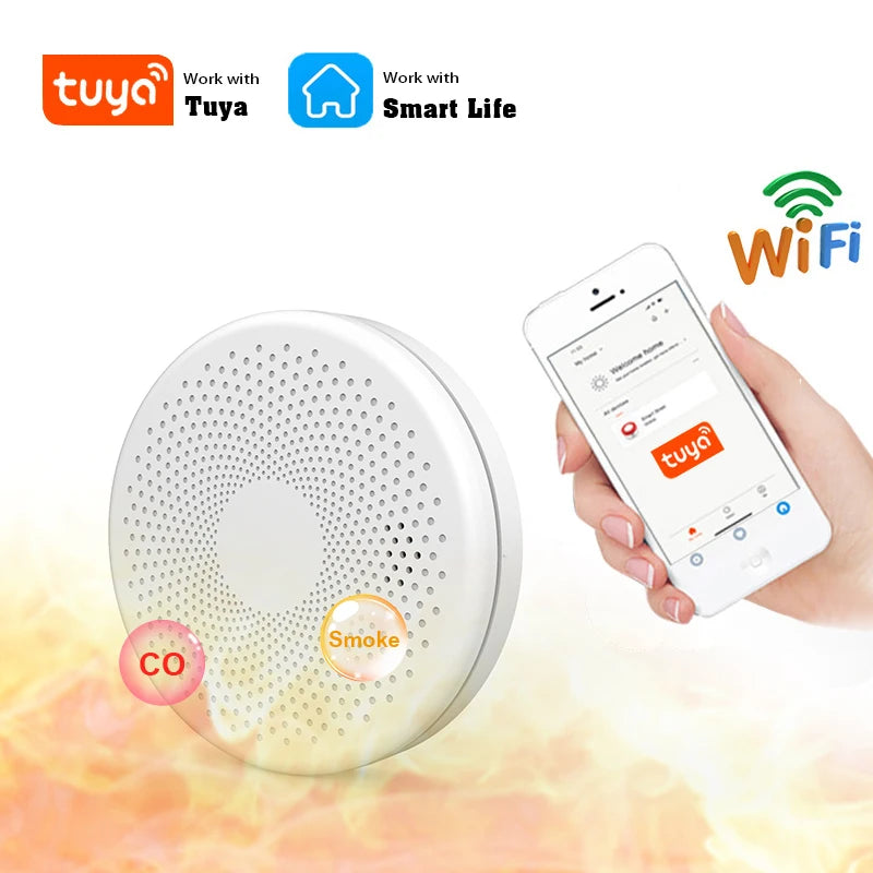 Smart Wi-Fi Smoke & Carbon Monoxide Detector