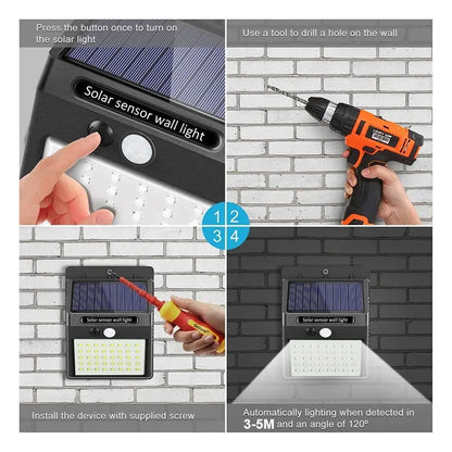 Solar-Powered Motion Sensor Light