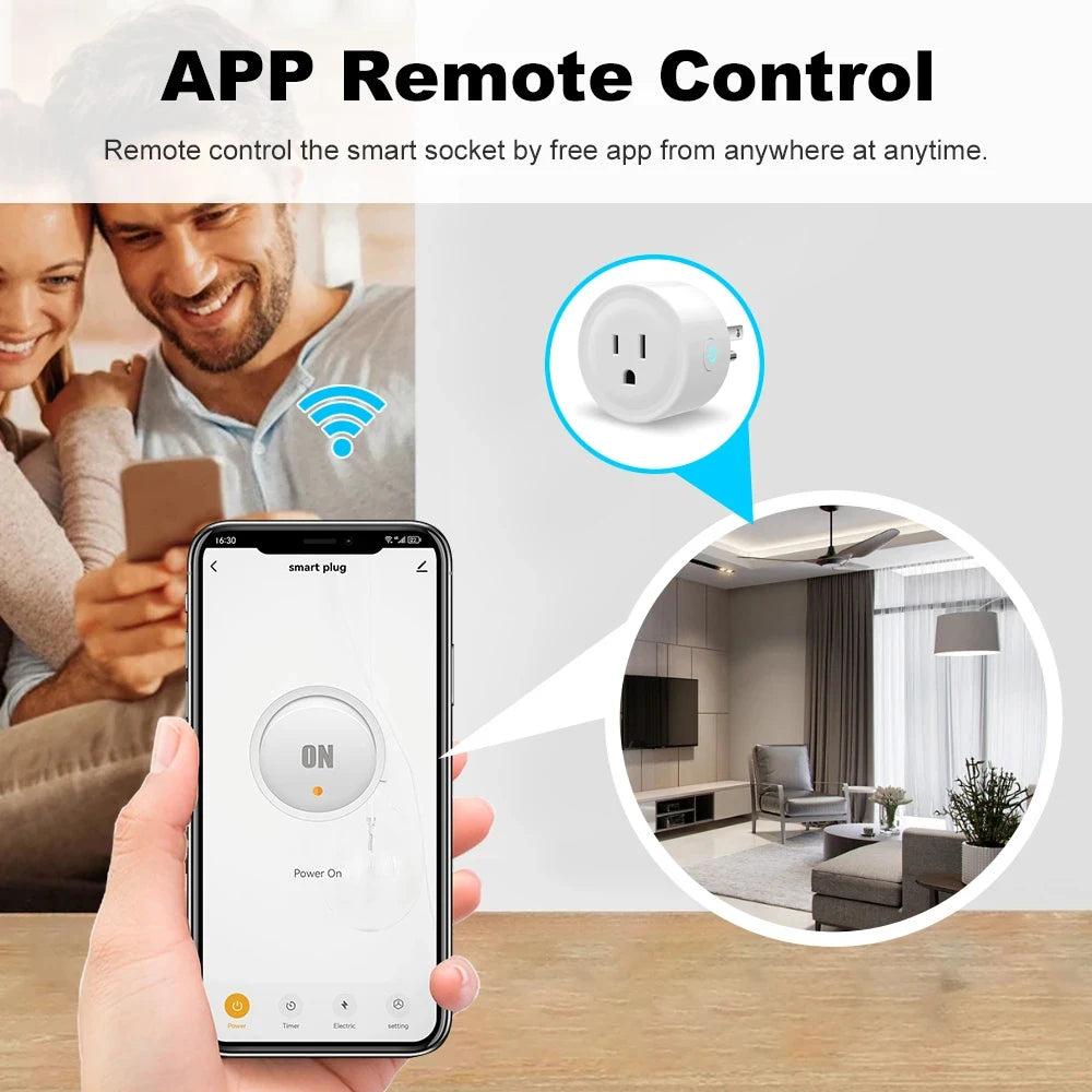 Wi-Fi Smart Plug with Power Monitoring