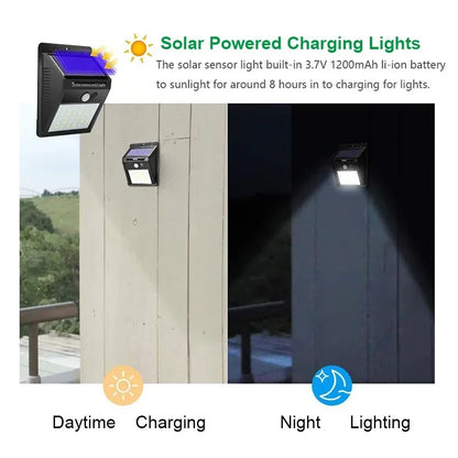 Solar-Powered Motion Sensor Light