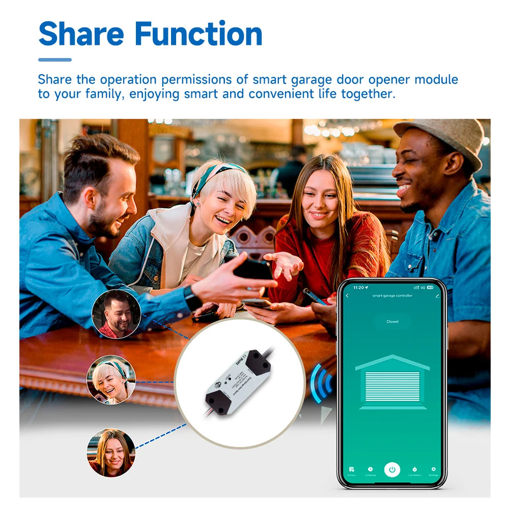 Wi-Fi Smart Garage Door Controller