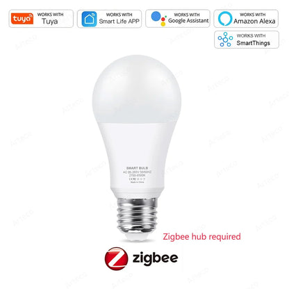 Wi-Fi Smart LED Bulb with RGB & Dimmable White Light